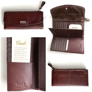 Fossil Wallet, Genuine Leather